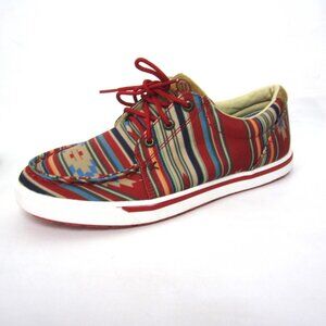 Twisted X Hooey Loper EUC Women's Size 7 Southwest Multi-Color